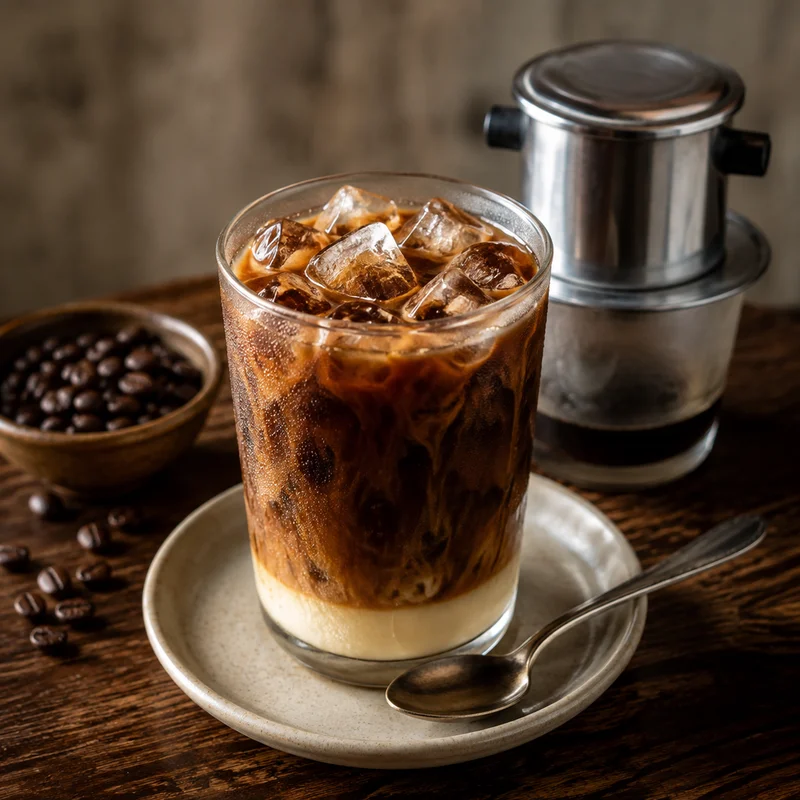 Cà Phê Sữa Đá (Vietnamese Iced Coffee)