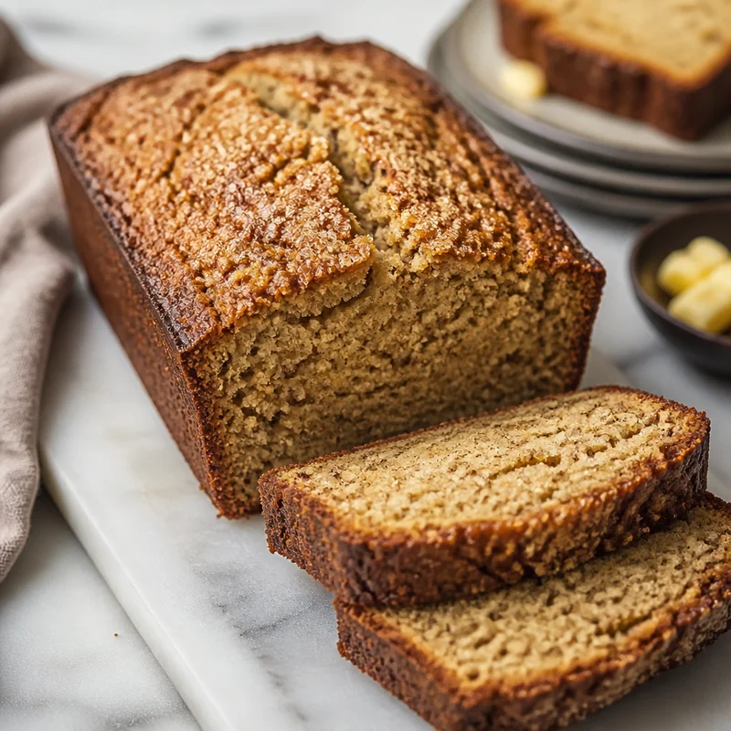 Brown Butter Banana Bread with a Crackly Sugar Top