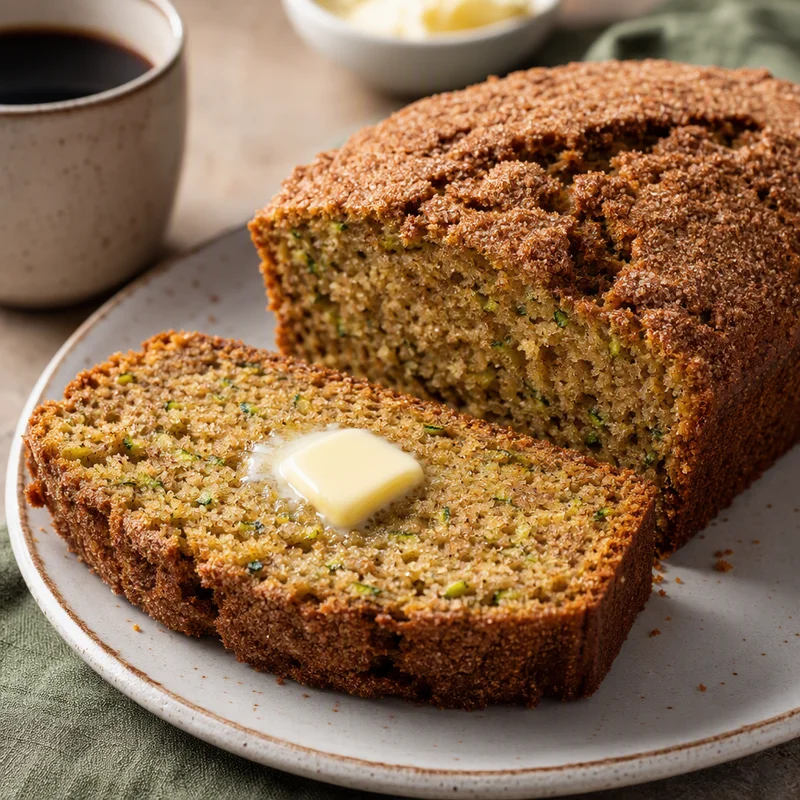 Olive Oil Zucchini Bread with a Crackly Cinnamon-Sugar Top