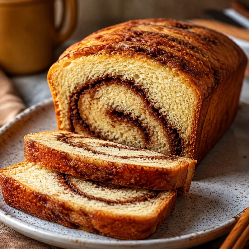 Cinnamon Swirl Loaf with a Ribbon That Stays Put