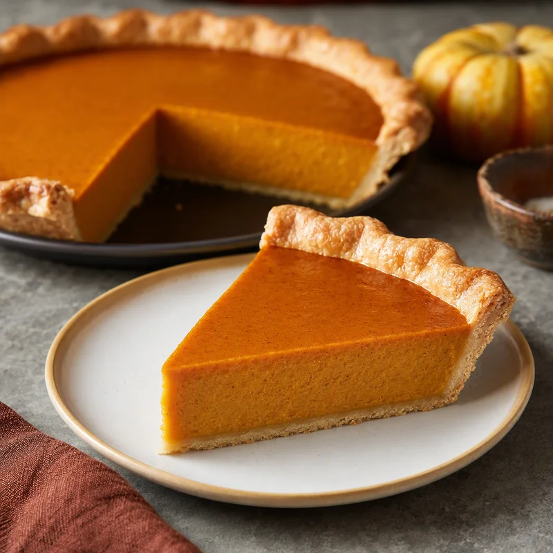 Silky Pumpkin Pie with a Crisp Blind-Baked Butter Crust