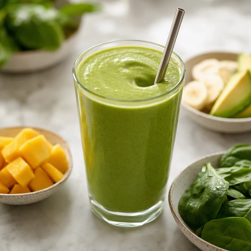 Silky Green Breakfast Smoothie