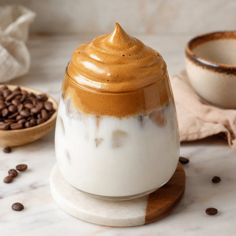 Whipped Dalgona Coffee, Iced or Hot