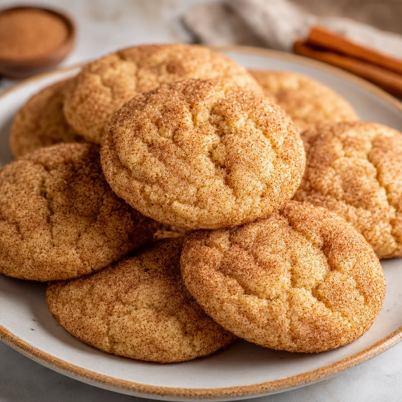 Snickerdoodles with Crackly Cinnamon-Sugar Tops