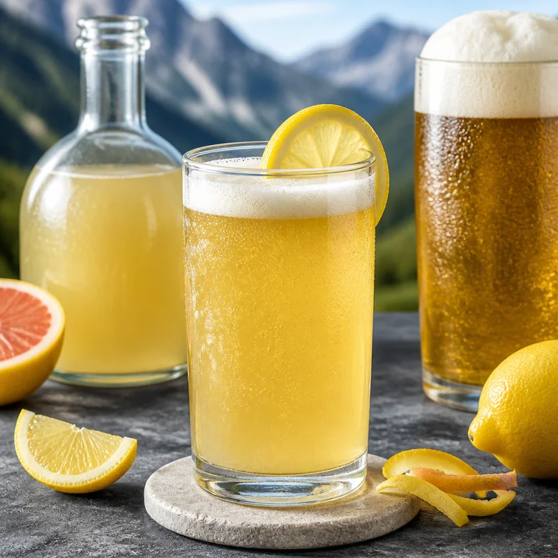 Bavarian-Style Radler with Scratch Lemon Soda