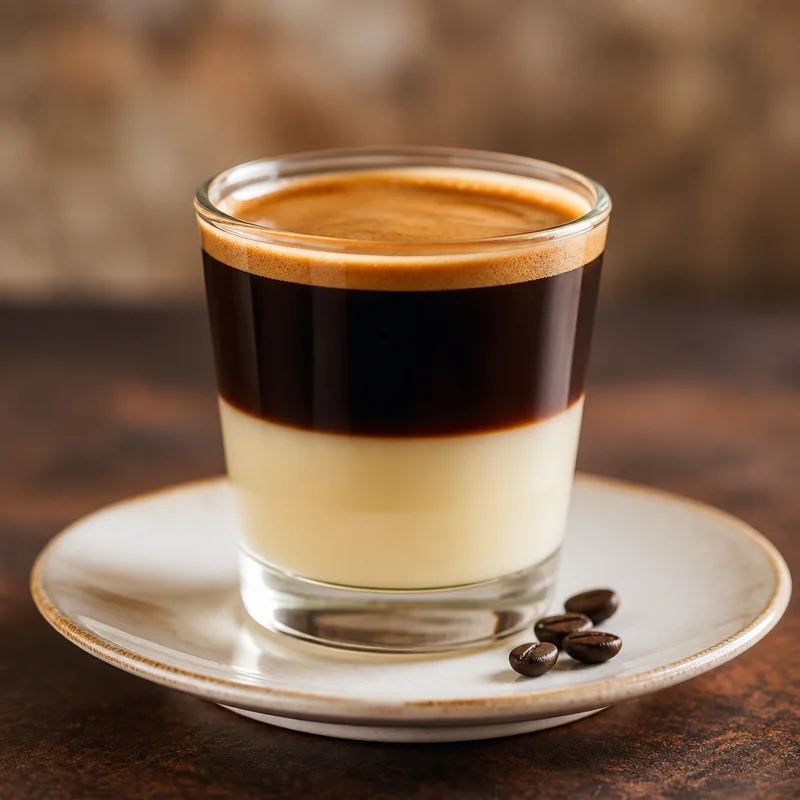 Layered Café Bombón (Spanish Espresso over Sweetened Condensed Milk)
