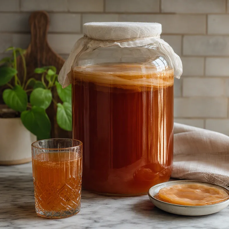 Everyday Black Tea Kombucha (The Base Batch You Brew Every Week)