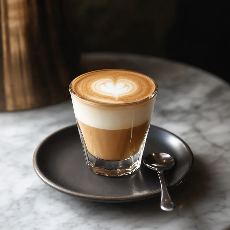 Café-Style Cortado with Silky Steamed Milk