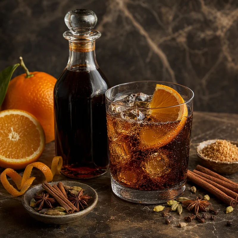 From-Scratch Cola Syrup (and the Cola You Pour From It)