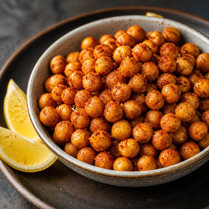 Extra-Crunchy Roasted Chickpeas with Smoky Paprika-Lemon Salt