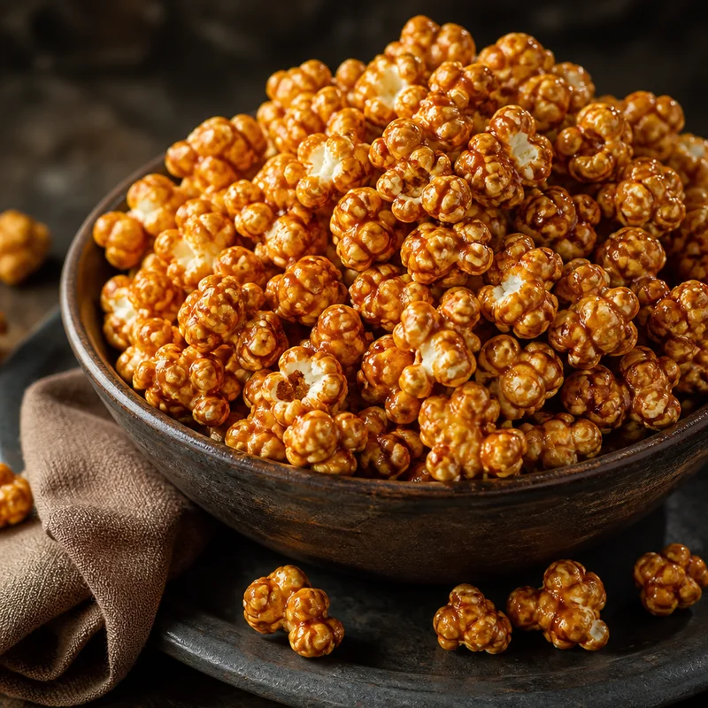 Brown-Butter Caramel Corn, Oven-Crisped