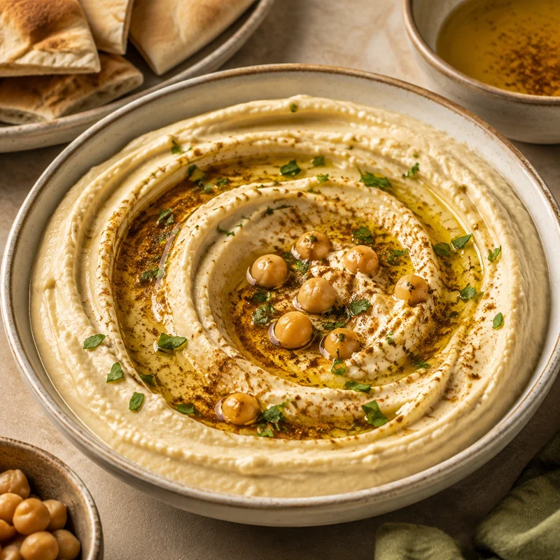 Silky Whipped Hummus with Warm Cumin Oil
