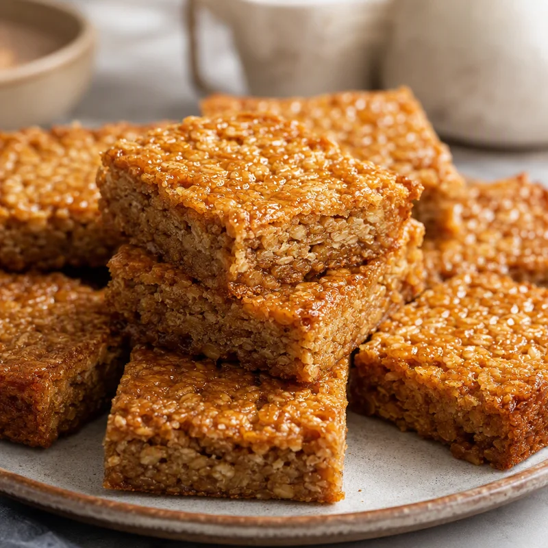 Chewy Brown-Butter Golden Syrup Flapjacks
