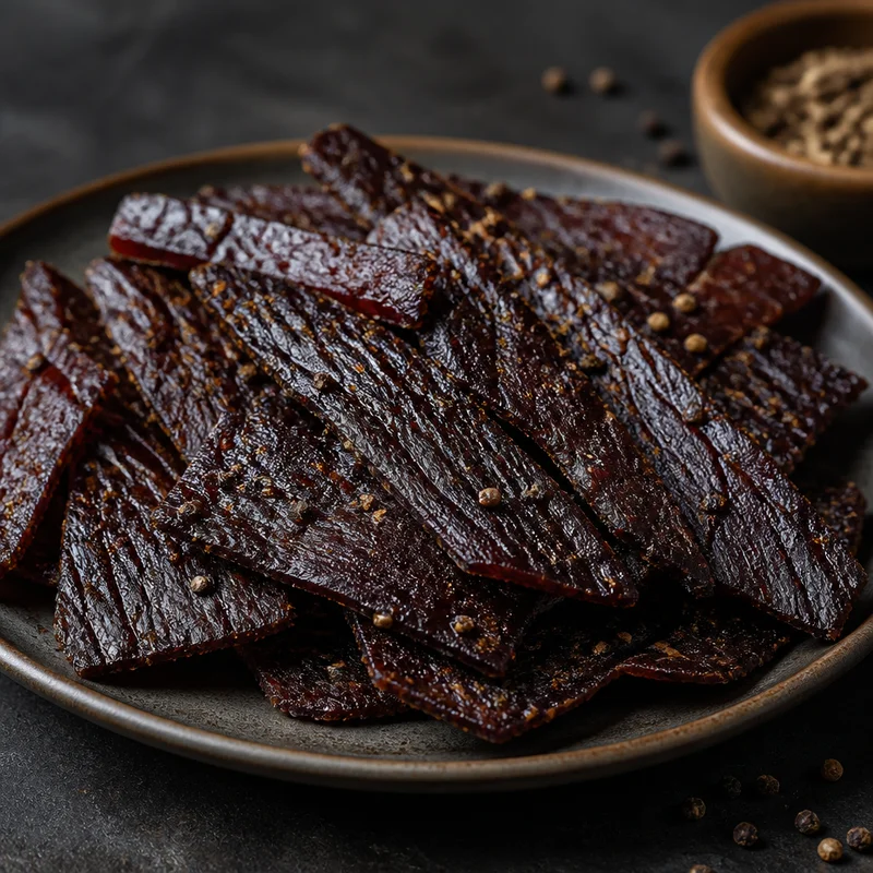 Black Pepper & Soy Oven-Dried Beef Jerky