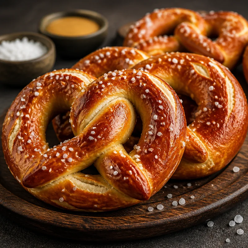 Bakery-Style Soft Pretzels with a Baked-Soda Bath
