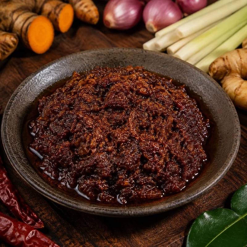 Toasted-Chile Rendang Paste (Bumbu Rendang)