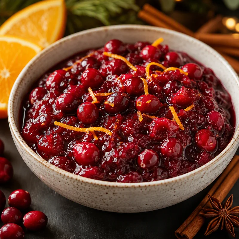 Two-Texture Cranberry Sauce with Orange and Warm Spice