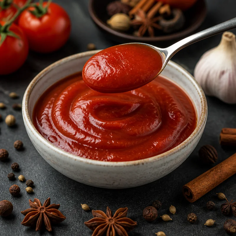 Slow-Simmered Whole-Spice Tomato Ketchup