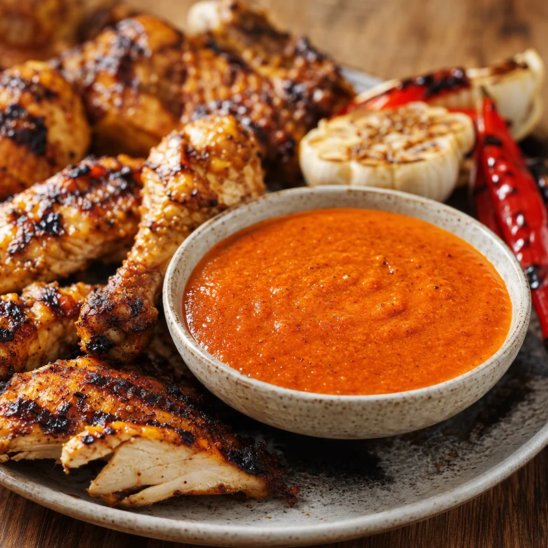 Fire-Roasted Peri-Peri Sauce with Bird's Eye Chiles