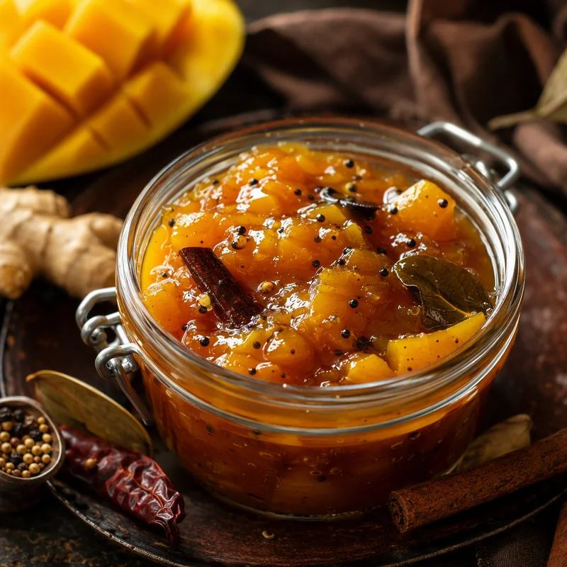 Slow-Simmered Mango Chutney with Whole Spices