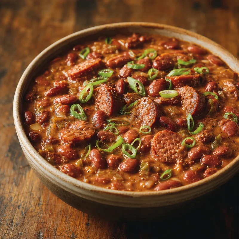 Pressure Cooker Louisiana Red Beans with Andouille