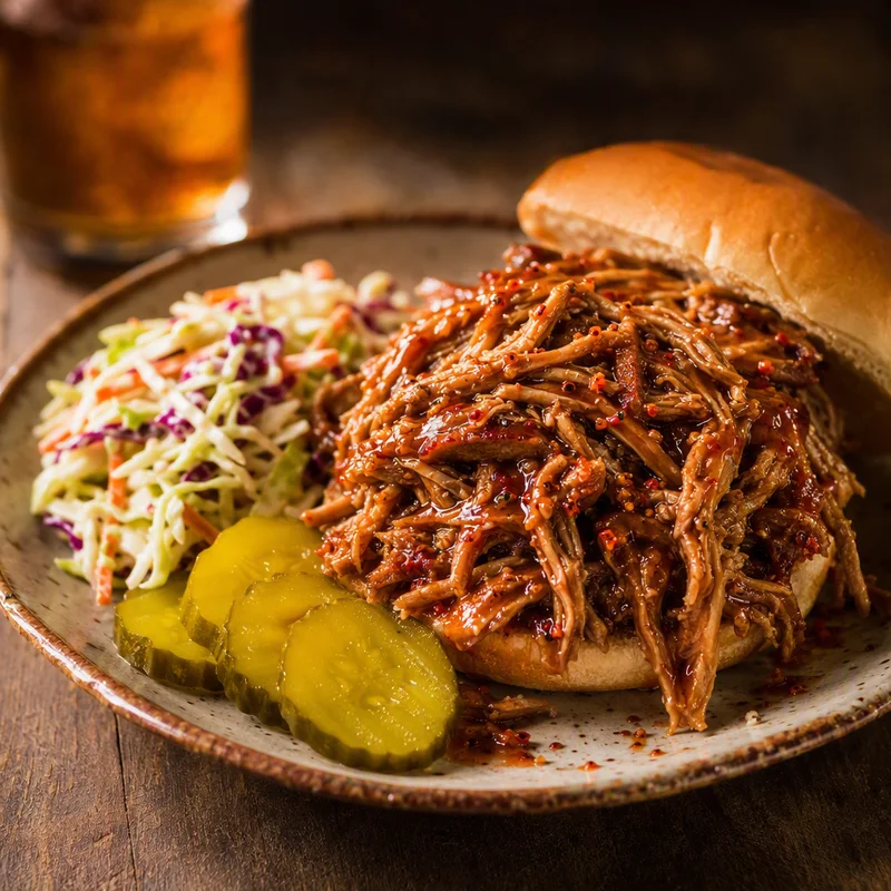 Pressure Cooker Carolina Pulled Pork