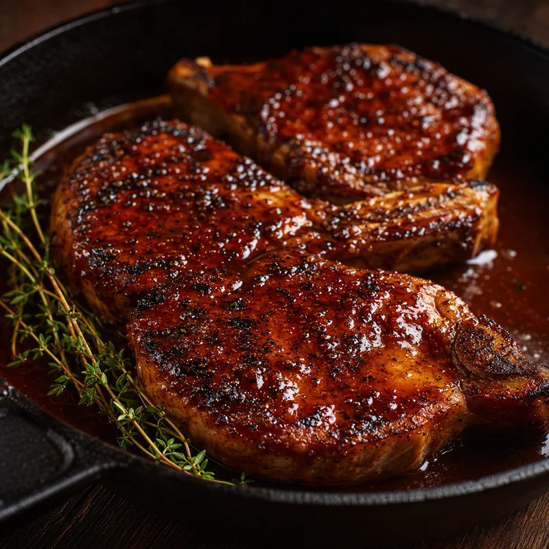 Sous Vide Smoky BBQ Pork Chops