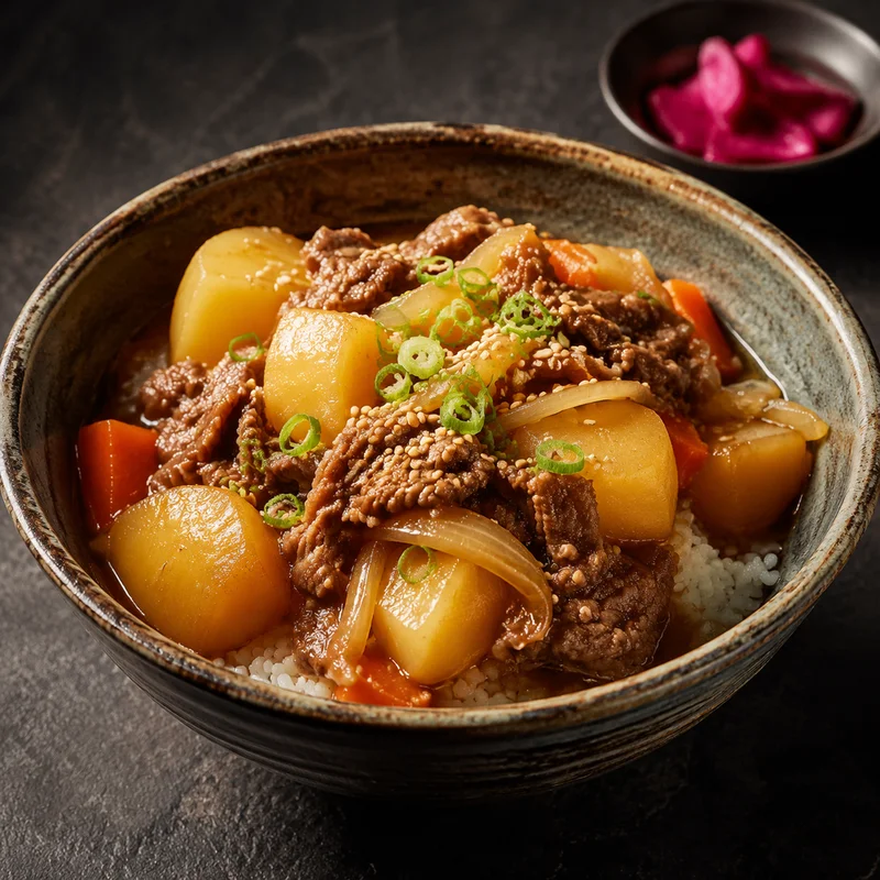 Pressure Cooker Nikujaga — Japanese Beef & Potato Stew