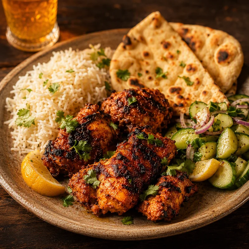 Tandoori-Spiced Sous Vide Chicken Thighs with a Ghee Sear