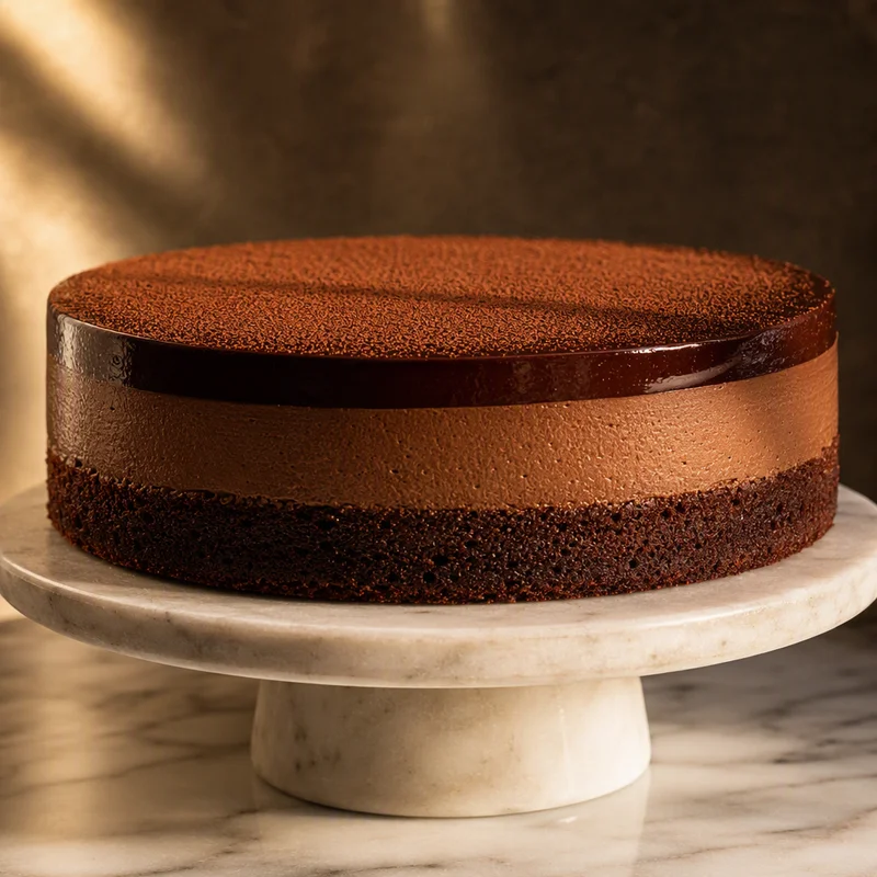 Two-Day Chocolate Mousse Cake