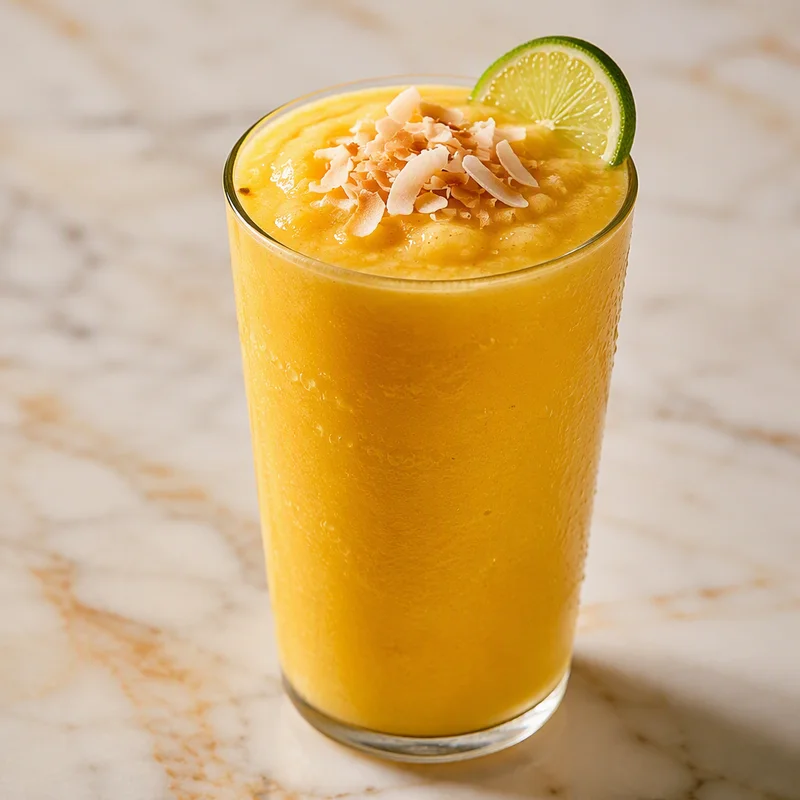Thick Frozen Mango Smoothie