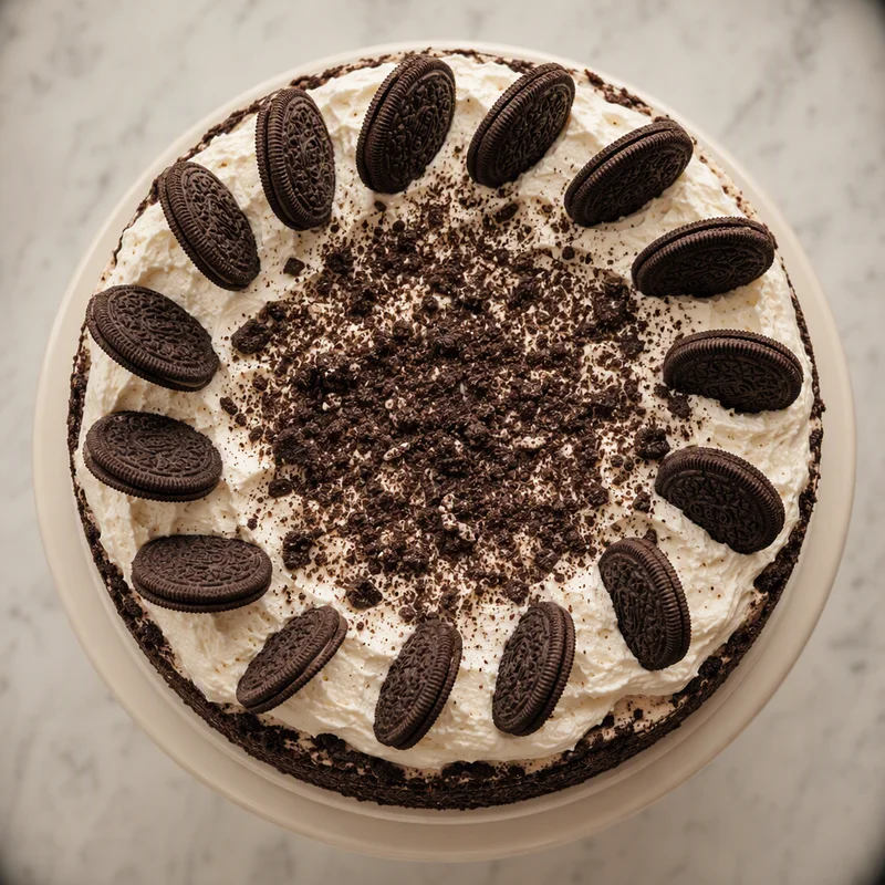 Triple-Layer Cookies & Cream Cheesecake