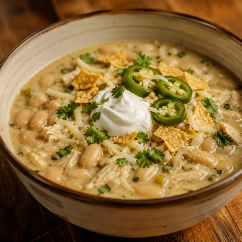 White Chicken Chili with Green Chiles