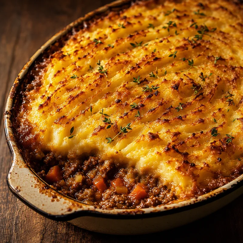 Pub-Style Shepherd's Pie with Broiler-Browned Potato Crust