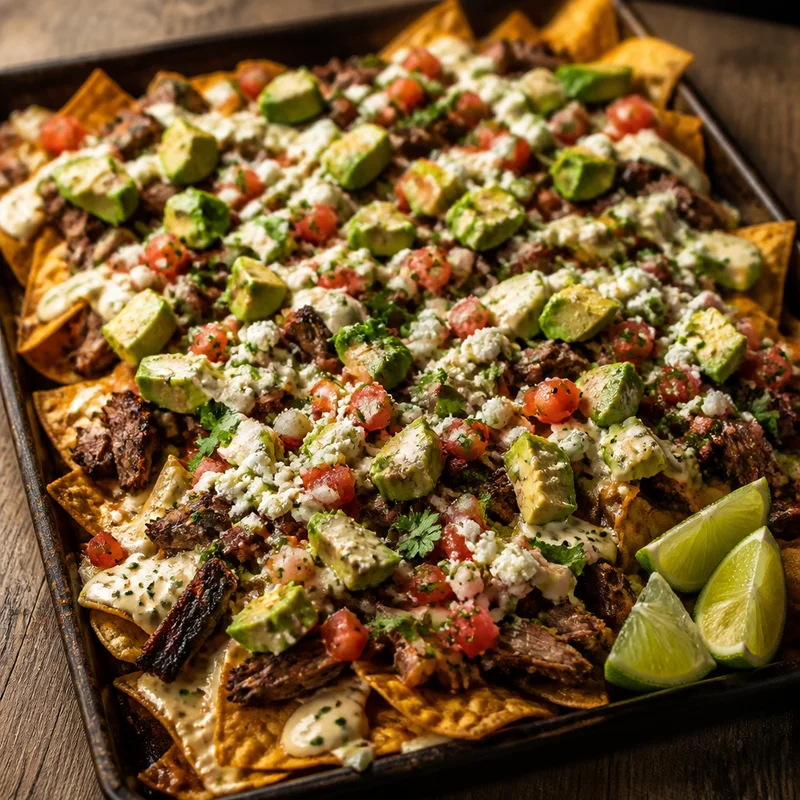 Sheet-Pan Brisket Nachos
