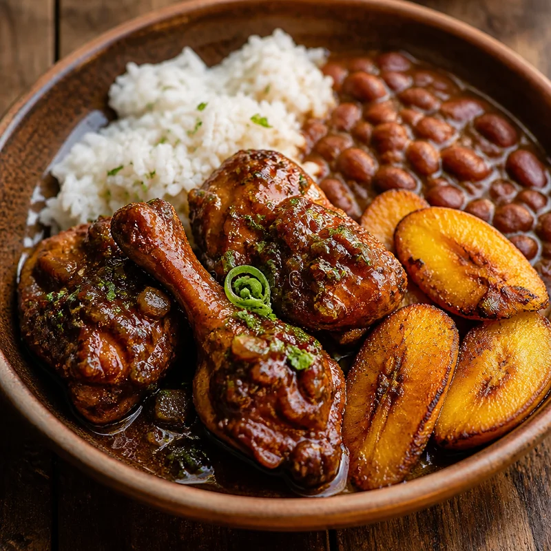 Trinidadian Brown Sugar Stewed Chicken