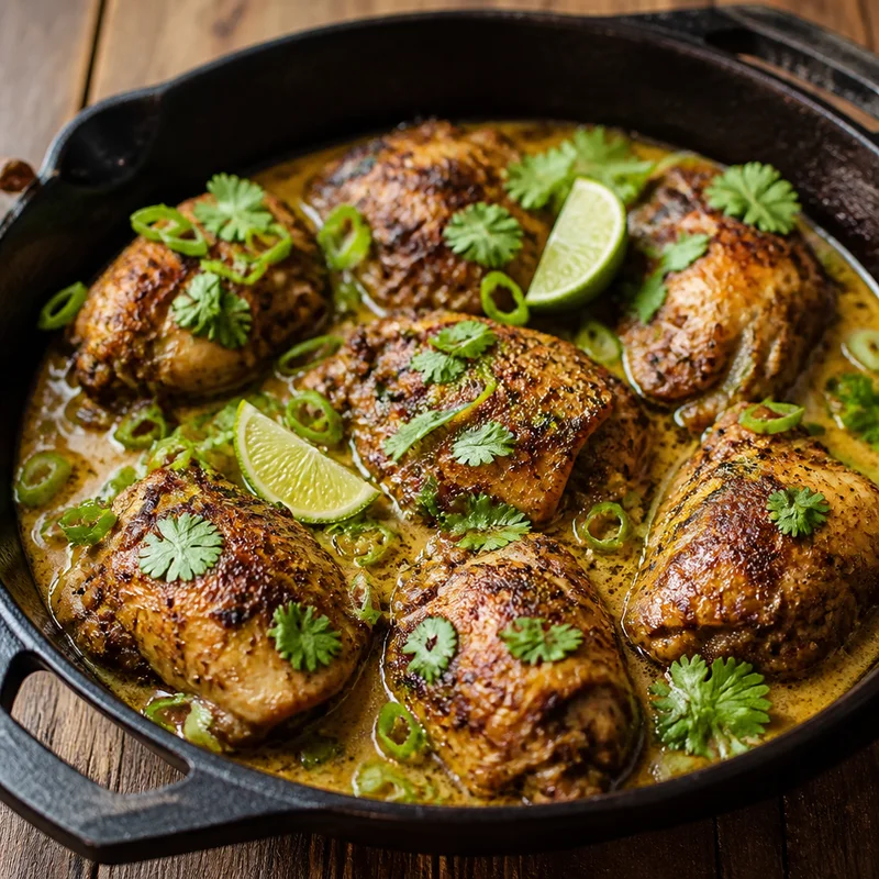Oven-Baked Jerk Chicken in Coconut Milk Marinade